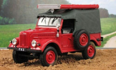 macheta gaz 69-20 pompierii deagostini rusia masini de serviciu - 1/43. foto