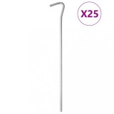 vidaXL Țăruși de cort, 25 buc., 23 cm, &Oslash;5 mm, oțel galvanizat