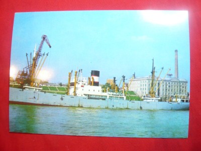 Ilustrata Braila - Vedere din Port anii &amp;#039;70 foto