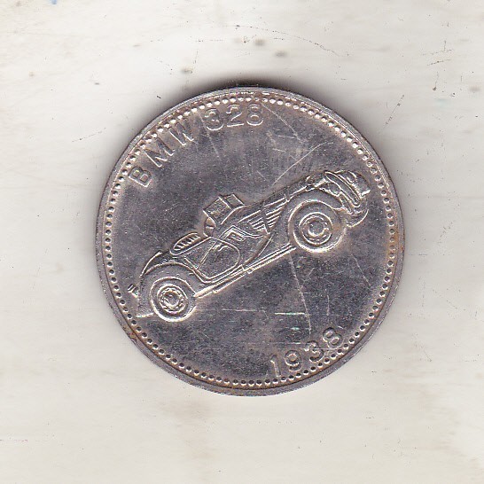 bnk jt Automobile - BMW 328 1938 - jeton Shell