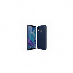 Husa Asus ZenFone Max Pro M2 ZB631KL iberry Carbon Albastru foto