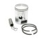 Piston Piaggio Boxer - Bravo - Ciao - Grillo - Si 2T 50cc D.38.20 bolt 12