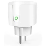 Priza Inteligenta Zigbee Wi-Fi cu Monitorizare Consum, programabil, Compatibil cu app Tuya, Smart Life, 16A @SmartWiz smw79