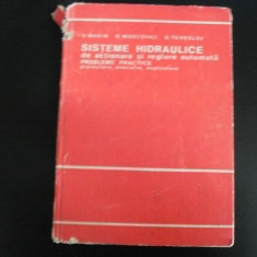 Sisteme Hidraulice De Actionare Si Reglare Automata - V. Marin, R. Moscovici, D. Teneslav ,551636