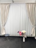 Draperie Blackout Crem Ivory Textura In, Intunecare 90%, Dormitor, Sina sau Galerie, La Comanda
