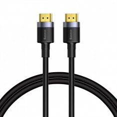 Cablu de date Baseus Cafule HDMI tata - HDMI tata, 4K, 60Hz, 18Gbps, 2m, Negru/Gri foto