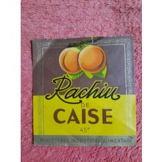 Eticheta Rachiu de caise, perioada comunista