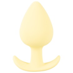 Dop Anal Cuties, Silicon, Galben, 6.5 cm