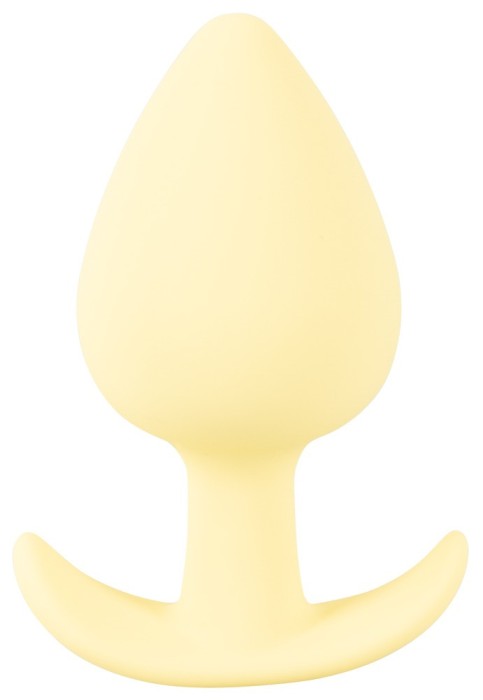 Dop Anal Cuties, Silicon, Galben, 6.5 cm