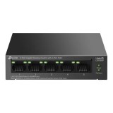 Switch LiteWave, 5 porturi RJ45 Gigabit, 4xPoE+, Unmanaged - TP-Link LS105GP