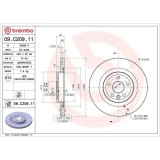 Set disc frana Jaguar F-Pace (X761) 09.15-, I-Pace (X590) 02.18-; Land Rover Discovery Sport (L550) 09.14-, Discovery Sport Van (L550) 09.14-, Range, BREMBO