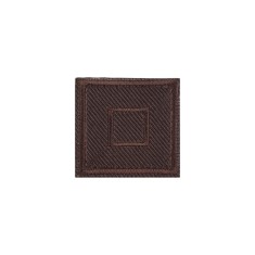 Petic termoadeziv patrat Crisalida, 33 x 33 mm, Maro