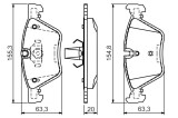 Placute Frana Disc Bosch 0986494118 BMW Seria 5, 5 Touring