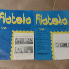 FILATELIA - REVISTA FILATELISTILOR DIN R.S.R., Anul 1989, Nr.2 si 10