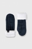 Jack Wolfskin manusi Highloft femei, culoarea albastru marin, 1908002