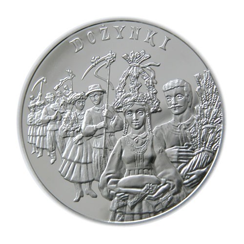 Polonia 20 zloti 2004 Festivalul Recoltei Proof Argint .925 28,28 g