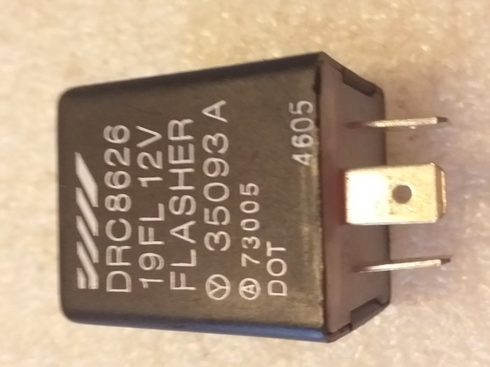 Releu declansare 3 pini DRC8626 19FL 12V FLASHER LUCAS Land Rover &amp; Rover. NOU