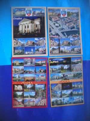 HOPCT LOT 2719 ORADEA -JUD BIHOR-4 CARTI POSTALE-NECIRCULATE foto