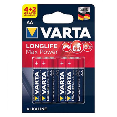 BATERIE ALCALINA LR06 MAX POWER VARTA BL 6BUC foto