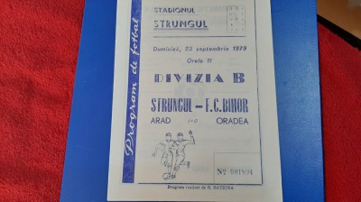 program Strungul Arad - FC Bihor foto