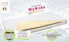 Saltea copii MyKids, Merinos, Compozitie cocos-lana, 120x60x10 cm, Alb