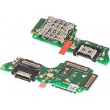 Placa cu Conector Incarcare - Microfon - Modul Cititor SIM Oppo Reno12 F, Service Pack 621024000105