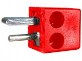 Mufa Difuzor Tata Fir Tip Regleta, Conector Audio, Rosu