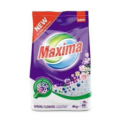 Detergent rufe pudra Sano Maxima Spring Flowers 4Kg foto