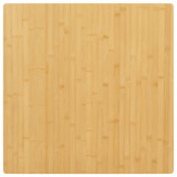 VidaXL Blat de masă, 90x90x2,5 cm, bambus