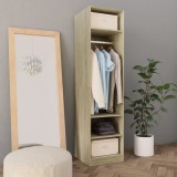 Gossi sifonier, stejar sonoma, 50x50x200 cm, lemn prelucrat