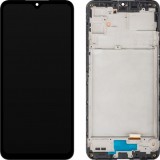 Display cu Touchscreen MP compatibil cu Samsung Galaxy A16 4G A165, cu Rama, Negru