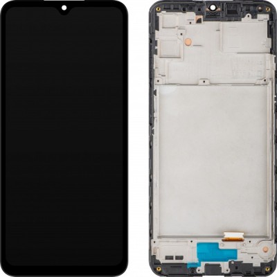 Display cu Touchscreen MP compatibil cu Samsung Galaxy A16 4G A165, cu Rama, Negru foto