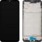 Display cu Touchscreen MP compatibil cu Samsung Galaxy A16 4G A165, cu Rama, Negru