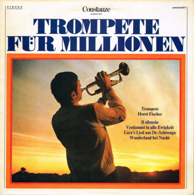 VINIL Horst Fischer &amp;lrm;&amp;ndash; Trompete F&amp;uuml;r Millionen VG foto