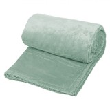 Pătură Sherpa, Catifelată, Verde Menta, 200x150cm, Oem