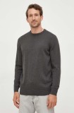 Barbour pulover de bumbac Essentials culoarea gri, light, MKN0932