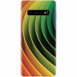 Husa silicon pentru Samsung Galaxy S10 Plus, 3D Multicolor Abstract Lines