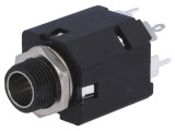 Soclu Jack 6.3mm Stereo cu &Icirc;ntrerupător Dublu