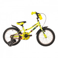 Bicicleta Copii Dhs 1601 2022 - 16 Inch, Verde foto
