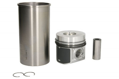 Piston cu manson set (91mm STD. 26x65) se potrivește: CASE IH 300; DITCH WITCH 3000; DYNAPAC CC; INGERSOLL RAND P; INTENSUS XD F2L1011/F3L1011 foto