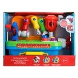 Banc de lucru educativ pentru prescolari, multicolor, cu unelte si sunete, CMCLASS