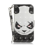 Husa Piele OEM Angry Bear pentru Samsung Galaxy A40 A405, Multicolor