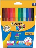 Markere Colorate Lavabile Visa 12/set, bic