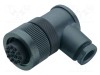 Conector circular BINDER 400V 20A 5 pini mufă mamă IP65 terminal cu șurub