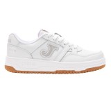 Pantofi sport dama Joma V.Attica albi, piele, respirabili, memorie, talpa rezistenta