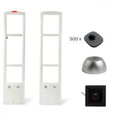 Sistem Complet Alarma Magazin, Porti Antiefractie, detectie avansata RF-8.2MHz, Magnet Detasator, Dezactivator si Taguri incluse