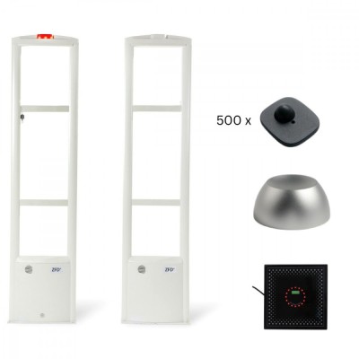 Sistem Complet Alarma Magazin, Porti Antiefractie, detectie avansata RF-8.2MHz, Magnet Detasator, Dezactivator si Taguri incluse foto
