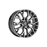 Jante AGT 18x8 ET50 5x160 negru diamond cut Santorini Black Diamond compatibile Ford Transit Custom Tourneo Custom Cod: AGT 18118-2019