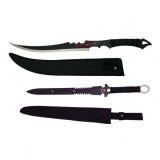 Cumpara ieftin Set doua sabii de vanatoare, DEPOX&reg;, Fire Blade, 70 cm, teaca inclusa