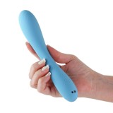 Vibrator Clasic Obsessions - Rhett, Bleu, 20 cm